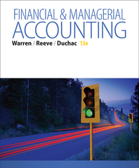 financial & managerial accounting 13th edition carl warren 0205474322, 9780205474325