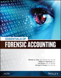 essentials of forensic accounting 1st edition michael a crain, william s hopwood,  1941651100, 978-1941651100