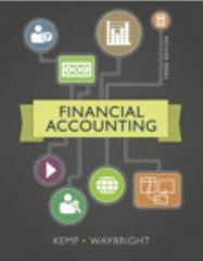 financial accounting 3rd edition robert kemp, jeffrey waybright 133427889, 978-0133427882