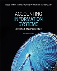 accounting information systems controls and processes 4th edition leslie turner, andrea b weickgenannt, mary