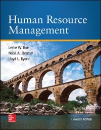 human resource management 11th edition byars, leslie rue 0078112796, 9780078112799