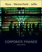 corporate finance 8th edition jeffrey jaffe, bradford d jordan 0073105902, 9780073105901