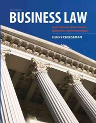 business law 8th edition henry r cheeseman 0133468275, 9780133468274