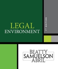 legal environment 7th edition jeffrey f beatty, susan s samuelson, patricia sanchez abril 1337671401,