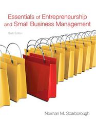 essentials of entrepreneurship and small business management 6th edition thomas w zimmerer, norman m