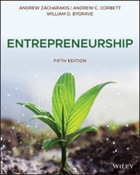 entrepreneurship 5th edition andrew zacharakis, william d bygrave 1119563097, 9781119563099