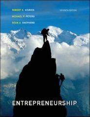 entrepreneurship 7th edition robert bygrave, robert hisrich, michael petersdean shepherddean shepherd, de