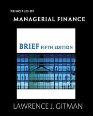 principles of managerial finance 5th edition lawrence j gitman, chad j zutter 0132479559, 9780132479554
