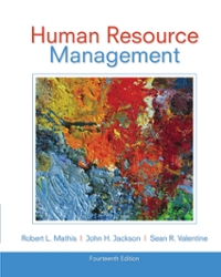 human resource management 14th edition robert l mathis 1285954505, 9781285954509