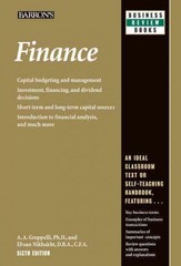 finance 6th edition ehsan nikbakht, a a groppelli 0764147595, 9780764147593