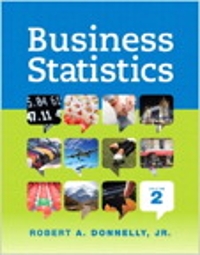 business statistics 2nd edition robert a donnelly, robert donnelly jr 0133852288, 9780133852288