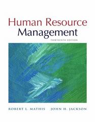 human resource management 13th edition robert l mathis, barbara ann nilsen, john h jackson 1133008925,