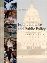 public finance and public policy 2nd edition jonathan gruber 0716766310, 9780716766315
