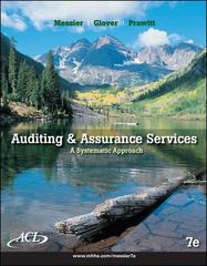 auditing and assurance services 7th edition william messiersteven glover 0073527084, 9780073527086