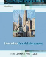 intermediate financial management 9th edition eugene f brigham, phillip r daves 032431986x, 9780324319866