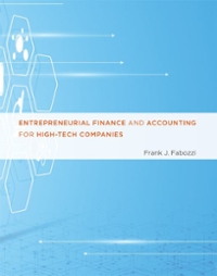 entrepreneurial finance and accounting for high-tech companies 1st edition frank j fabozzi 0262336901,
