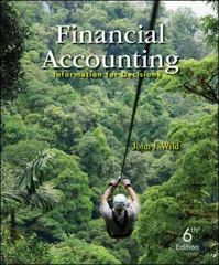 financial accounting information for decisions 6th edition john wild 0078025389, 9780078025389