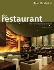 the restaurant from concept to operation 5th edition john r walker 0471740578, 9780471740575