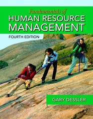 fundamentals of human resource management 4th edition gary dessler 0133848787, 9780133848786