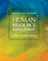 human resource management essential perspectives 5th edition robert l mathis, john h jackson 0324592418,