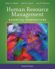 human resource management essential perspectives 7th edition robert l mathis, john h jackson, sean valentine
