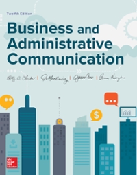 business and administrative communication 12th edition kitty locker 1260686515, 9781260686517