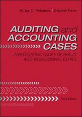 auditing and accounting cases investigating issues of fraud and professional ethics 3rd edition jay
