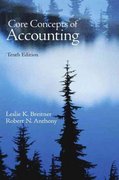 core concepts of accounting 11th edition leslie breitner, robert anthony 0133125947, 9780133125948