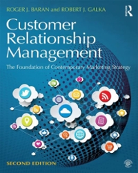 customer relationship management 2nd edition roger j baran, robert j galka 1138919527, 9781138919525