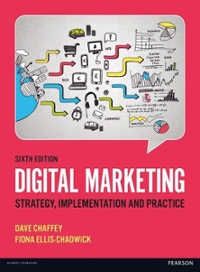 digital marketing 6th edition dave chaffey, fiona ellis chadwick 1292077611, 9781292077611
