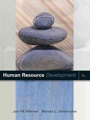 human resource development 5th edition jon m werner, harlan hogan, jeffrey p fisher, randy l desimone