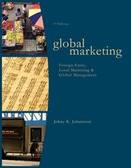 global marketing 5th edition johny k johansson 0073381012, 9780073381015