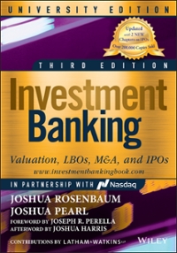 investment banking valuation 3rd edition joshua rosenbaum, joshua pearl 1119823420, 9781119823421