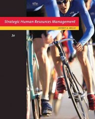 strategic human resource management 3rd edition jeffrey a mello 0324789629, 9780324789621