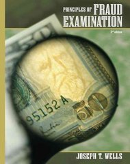 principles of fraud examination 2nd edition joseph t wells 0470128836, 9780470128831