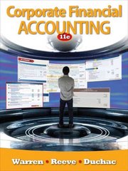 corporate financial accounting 11th edition carl s warren, james m reeve, jonathan duchac 0538480920,