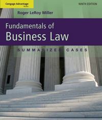fundamentals of business law 9th edition roger leroy miller 1111967962, 9781111967963