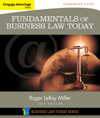 fundamentals of business law today 10th edition roger leroy miller 1305482476, 9781305482470