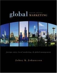 global marketing 4th edition johny k johansson 0072961805, 9780072961805