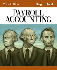 payroll accounting 22nd edition bernard j bieg, judith a toland 1285091906, 9781285091907