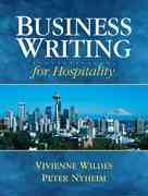 business writing for hospitality 1st edition peter nyhiem, vivienne j wildes 0131715712, 9780131715714