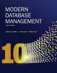 modern database management 10th edition heikki topi, jeffrey a hoffer, ramesh venkataraman 0132998440,