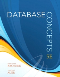 database concepts 5th edition david auer, david m kroenke 0132998564, 9780132998567