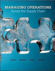 managing operations across the supply chain 1st edition morgan swink, steven a melnyk 0073403318,