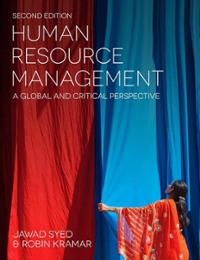 human resource management a global and critical perspective 2nd edition jawad syed, j; kramar syed, robin