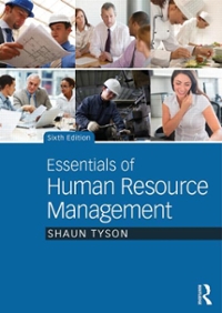 essentials of human resource management 6th edition shaun tyson 0415655846, 9780415655842