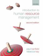 introduction to human resource management 2nd edition paul banfield, rebecca kay 0199581088, 9780199581085