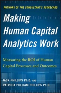 making human capital analytics work measuring the roi of human capital processes and outcomes 1st edition