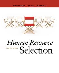 human resource selection 7th edition robert gatewood, charles e jr harris 1133170560, 9781133170563