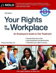your rights in the workplace 10th edition lisa guerin, barbara kate jd repa 1413319084, 9781413319088